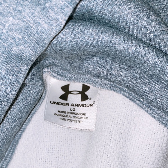 Pink & grey under armour hoodie - Picture 3 of 3